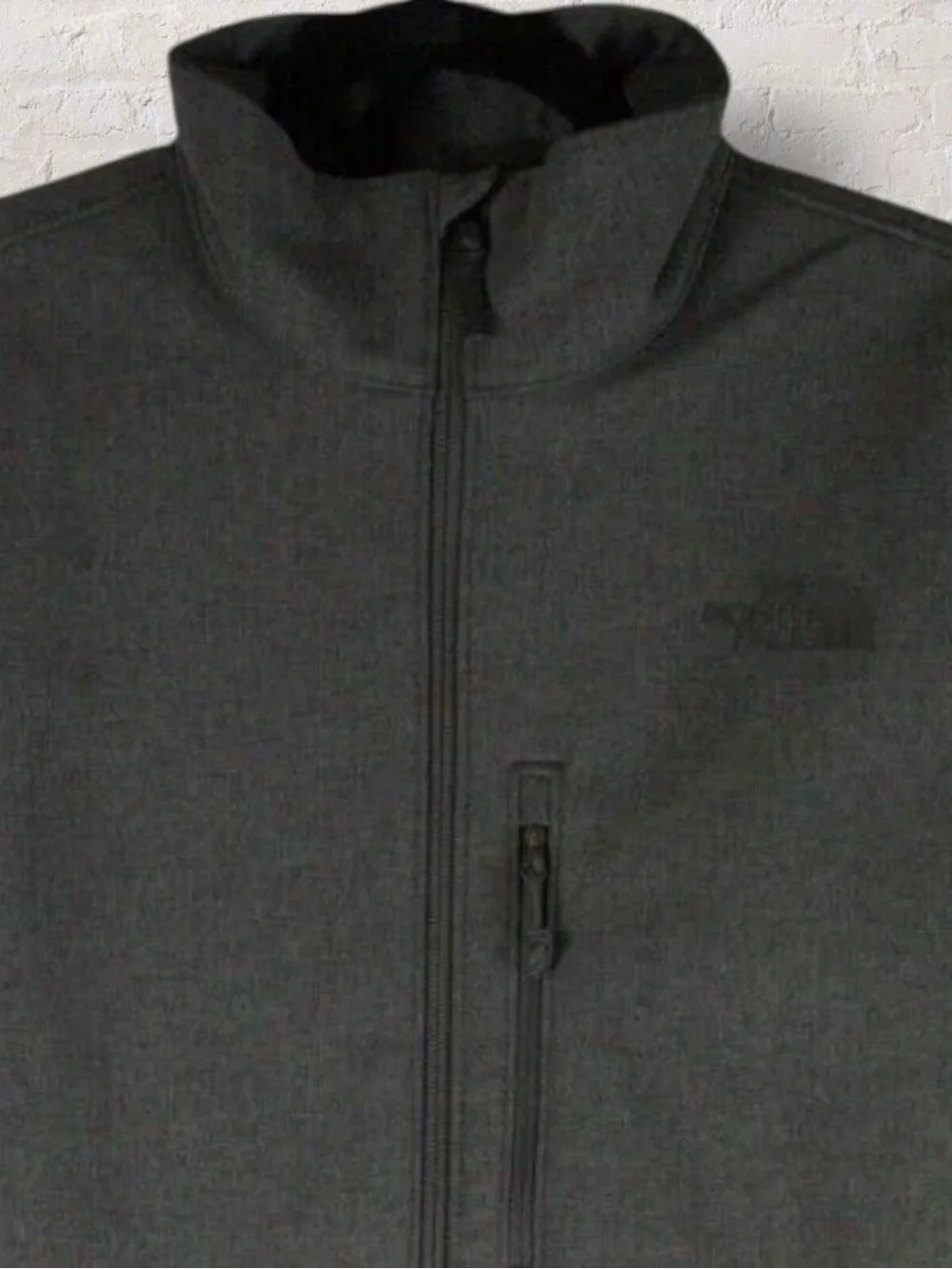 The North Face Apex Bionic 3 Jacket Mens Large Gray Soft Shell Full Zip